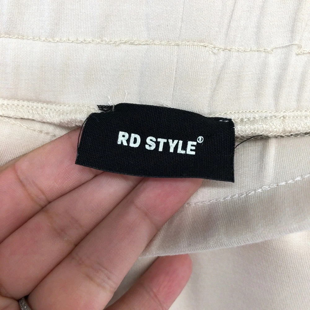 RD Style Skort Womens Large Cream Athletic Tennis Golf Mini Skirt 41T007SO